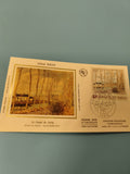 Enveloppe FDC premier jour Alfred Sisley Le Canal du Loing Paris 1974 illustrati