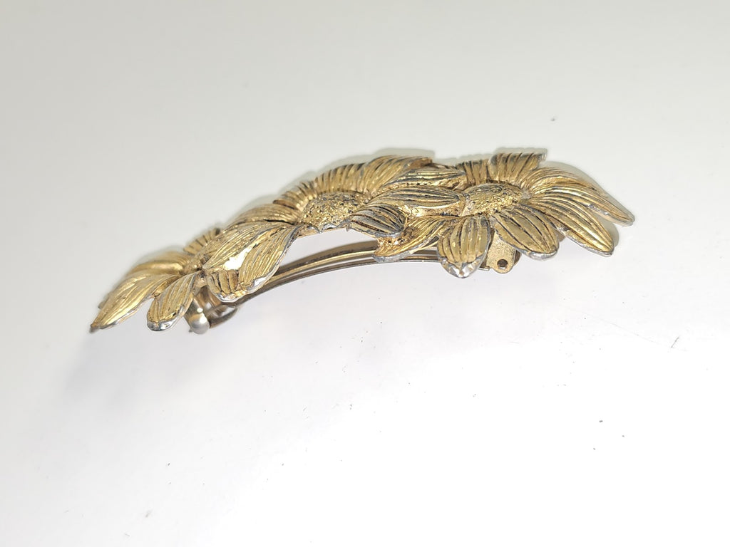 Barrette cheveux ancienne femme signée Paris Ancienne vintage rétro accessoire r