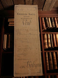 Document notarié ancien 1903 Marseille Charles Latil vente propriété vintage