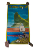 Affiche ancienne vintage CMA CGM Afrique du Sud grand format rétro maritime rare