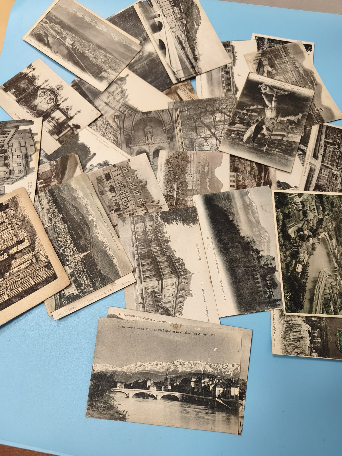 Lot cartes postales anciennes CPA paysages monuments France vrac collection vint