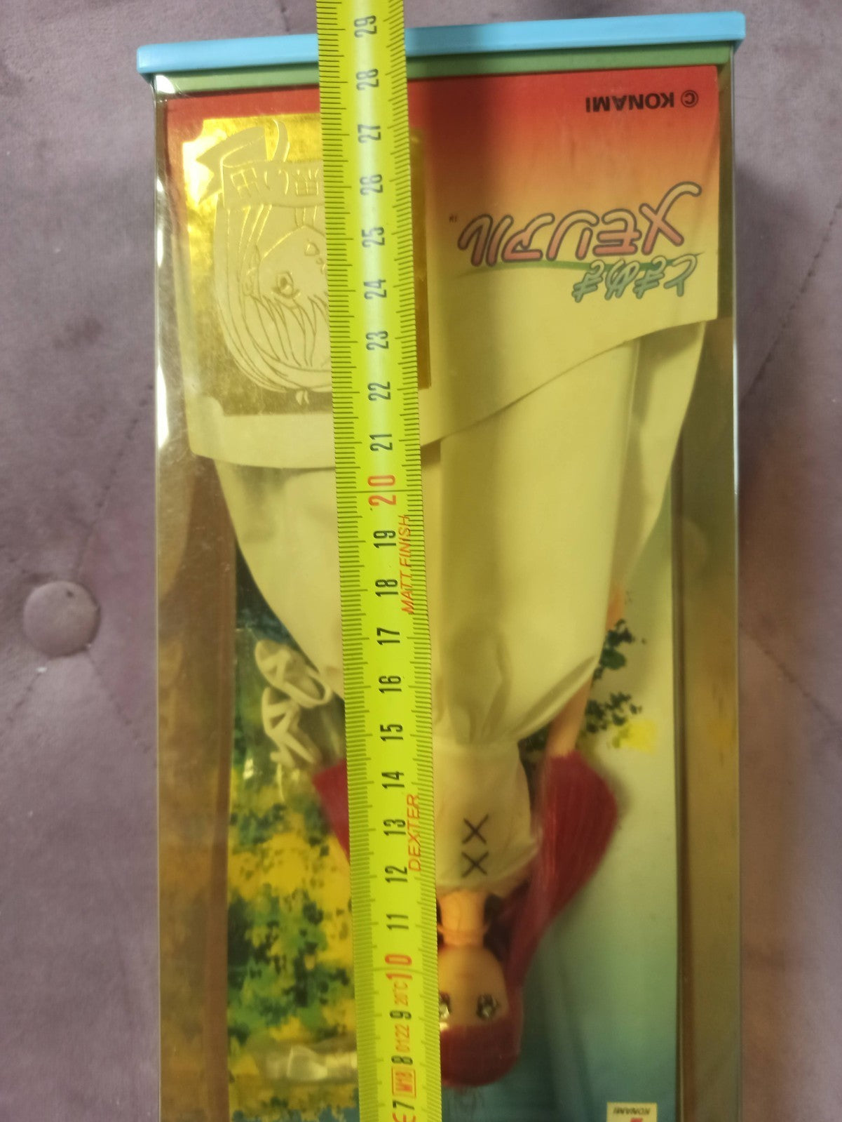 Poupée Tokimeki Memorial Konami vintage 90s en boîte, cheveux rouges Japon