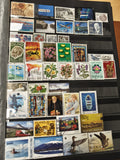 Lot de timbres Islande et Scandinavie, motifs variés, couleurs vives, d'occasion