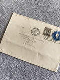 Lettre affranchie Royaume-Uni 1968, timbre Queen Elizabeth II, cachet London phi