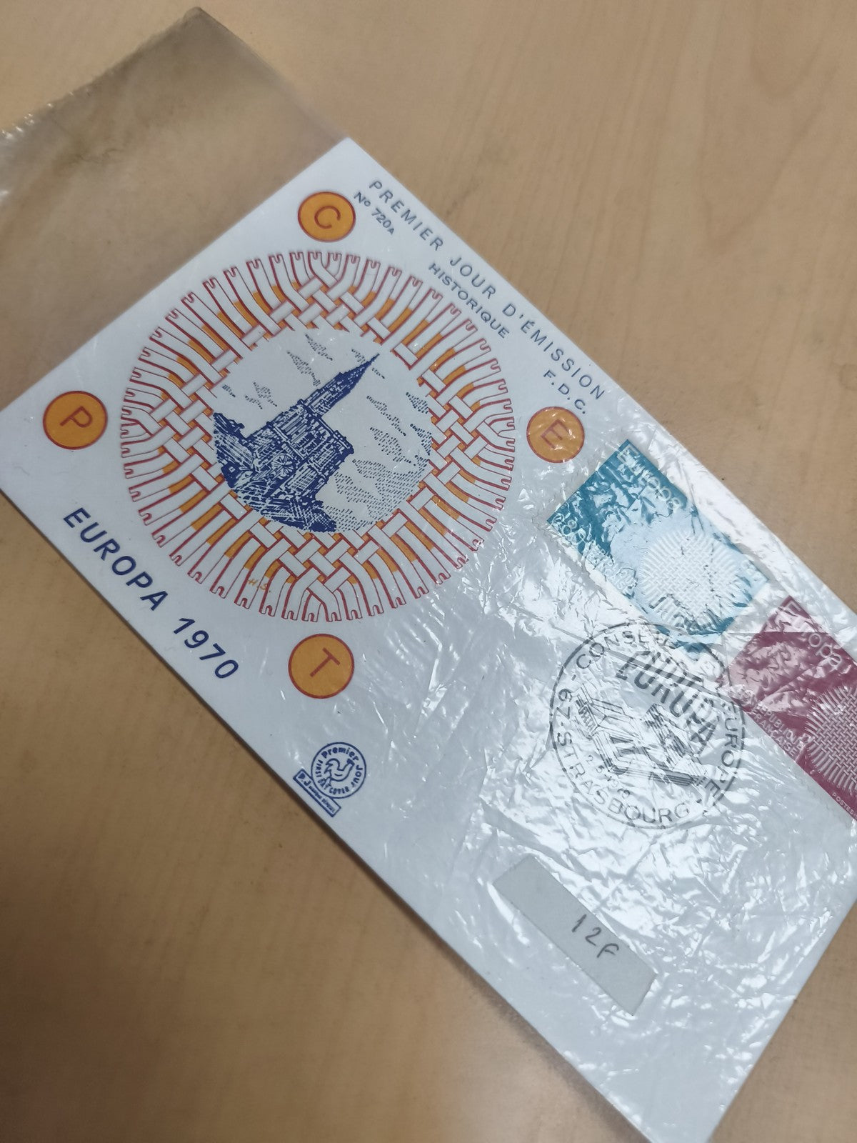 Enveloppe Premier Jour FDC Europa 1970 Strasbourg philatélie timbre poste
