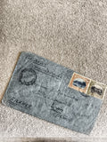 Lettre avion Trinidad France timbres anciens cachet 1936 philatélie Lyon