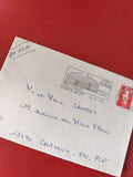 Enveloppe philatélie affranchie timbre Marianne oblitérée Pointe Jarry