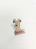 Pin's vintage Total Idéfix ancien ? badge rétro collection dessin animé Gaulois
