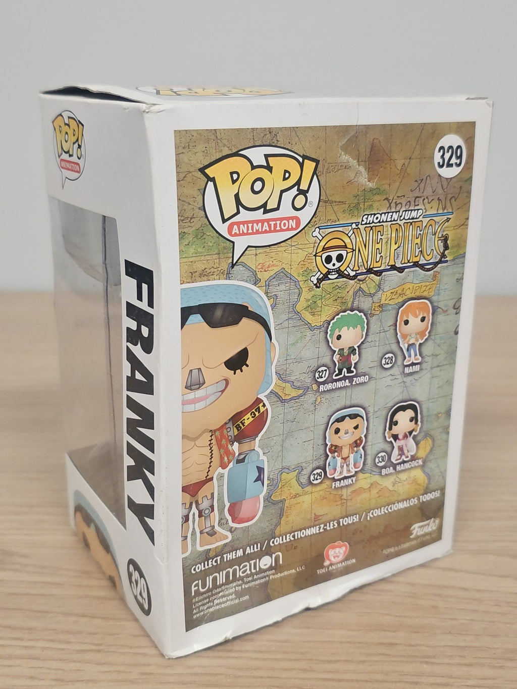 Funko Pop One Piece Franky N°329 Rare Vintage Animation Occasion Collection