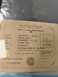 Ancien papier électoral ouvrier section industrielle Marseille 1951 vintage