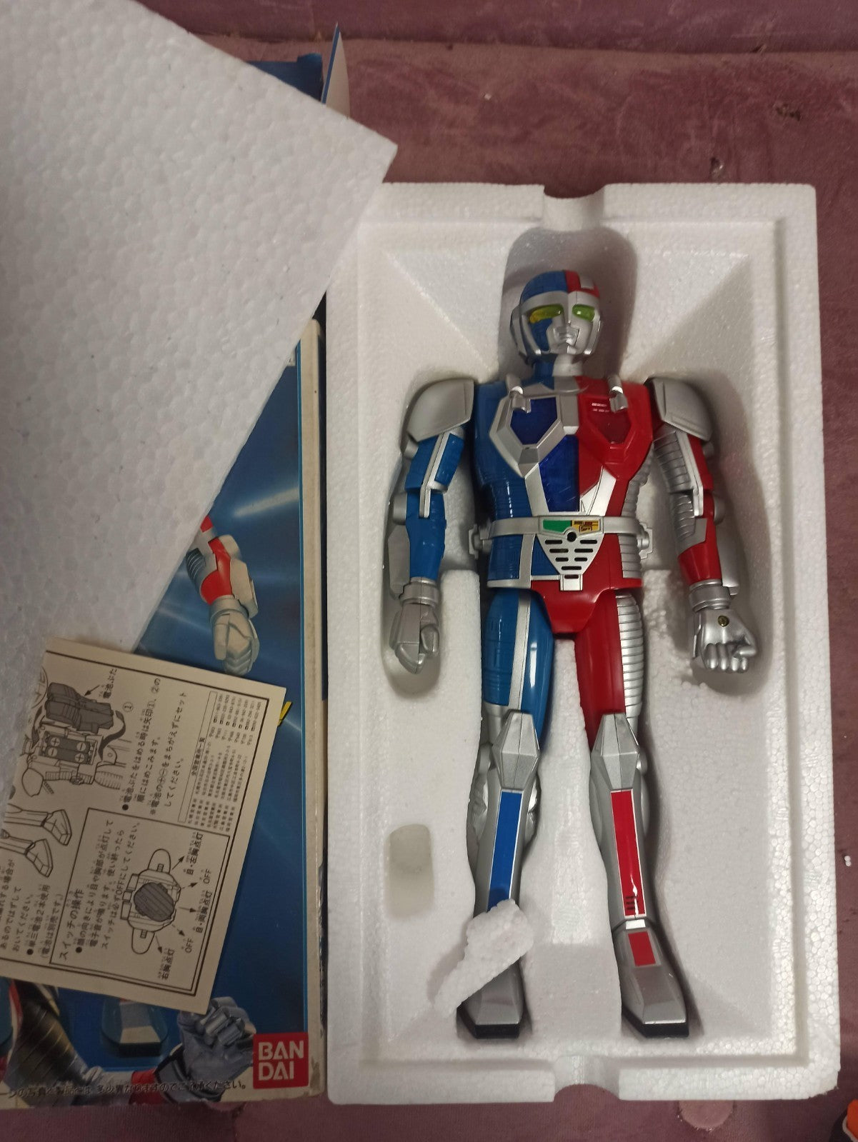 Figurine articulée CHOJINKI METALDER POPY 1987 VR Troopers, boîte d'origine