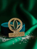 Pin's vintage émail doré SUPER VISOR années 80 logo stylisé rétro