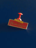 Pin's Flodor Blonde à Croquer ancien vintage pub années 80 rétro publicité