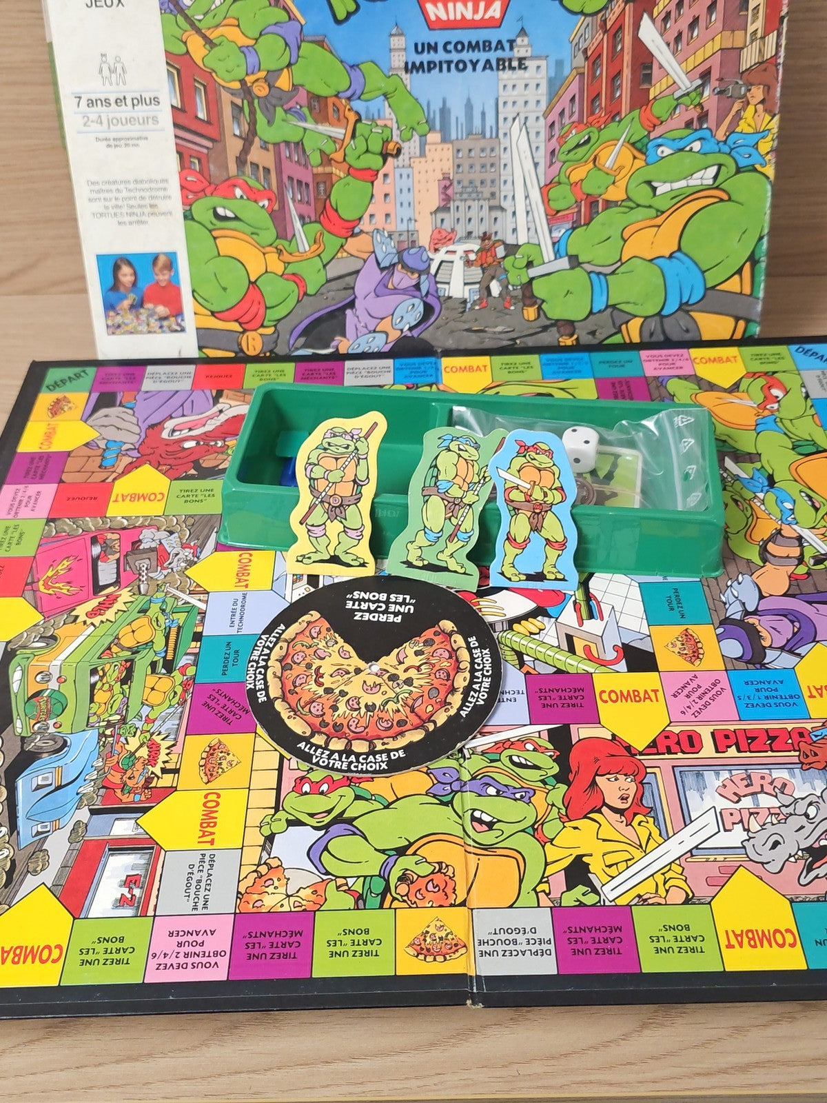 TMNT Tortues Ninja MB jeu société Un Combat Impitoyable France