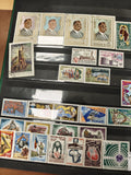 Lot timbres Tchad oblitérés, thématiques variées, couleurs vives, support non in