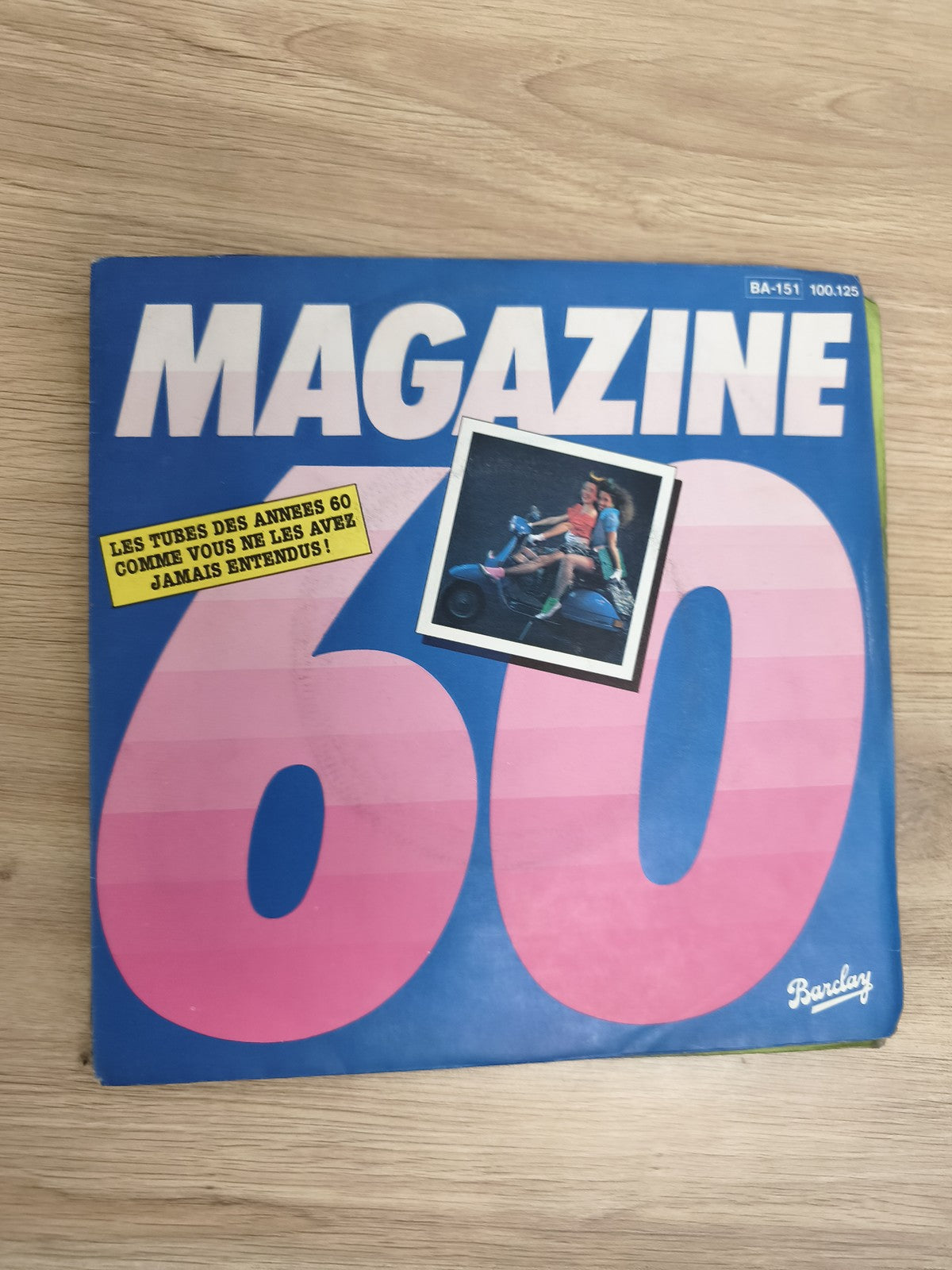 Vinyle 45 tours Magazine 60 Barclay pochette bleue et rose (Ref 1)