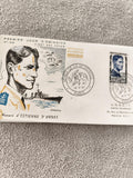 Lettre 1er jour Héros Résistance Estienne d'Orves 1957 enveloppe officielle