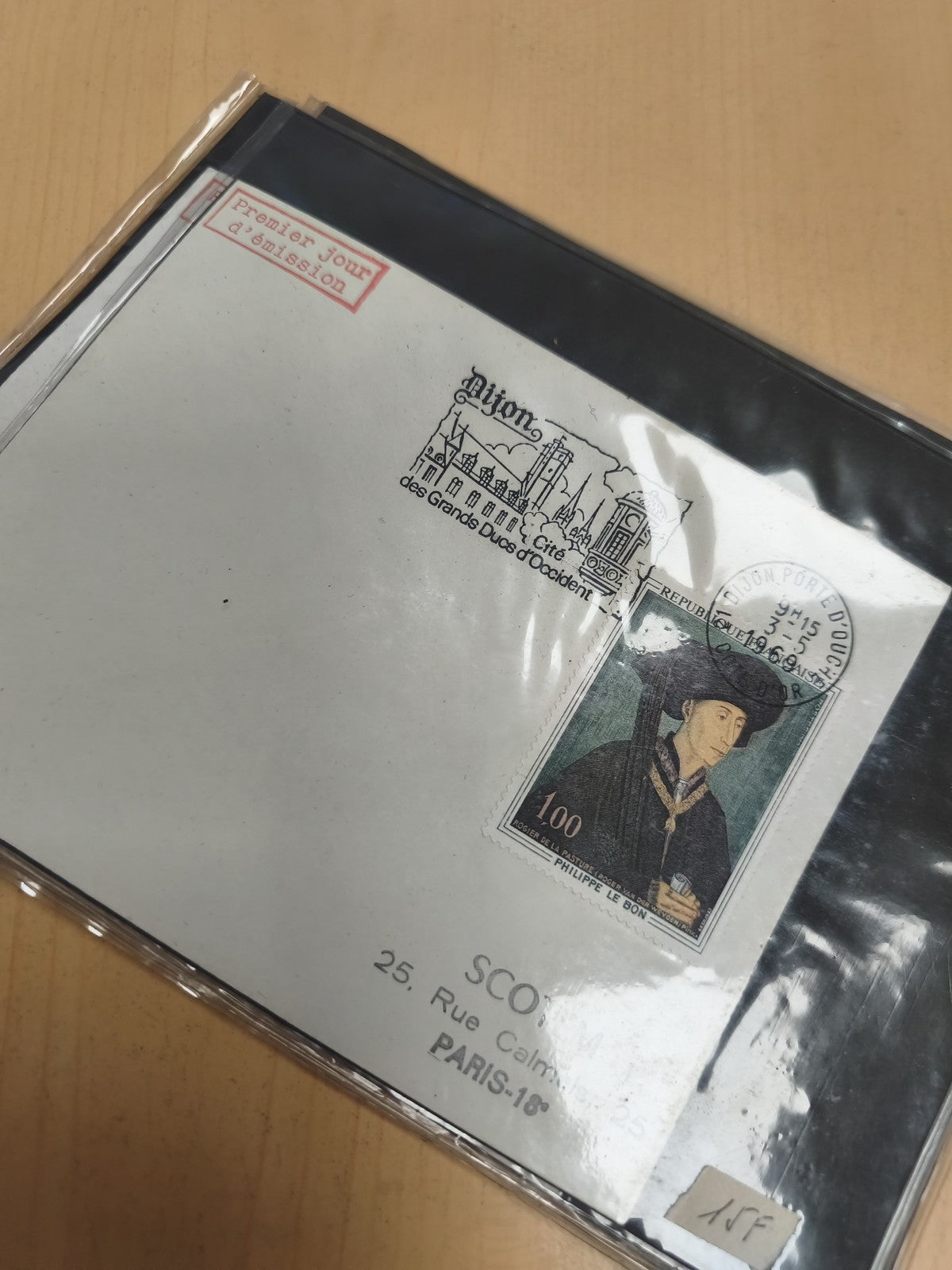 Enveloppe Premier Jour Dijon Philippe le Bon 100F philatélie cachet FDC