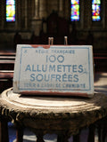 Ancien paquet d’allumettes soufrées Régie Française vintage, déco rétro