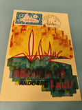 Carte postale Arphila 75 Andorre Paris avec timbre et cachet illustré