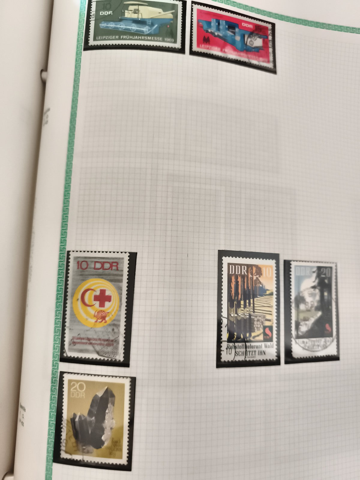 Timbres DDR Allemagne de l’Est thématiques 10-20 DDR années 1960-70 philatélie