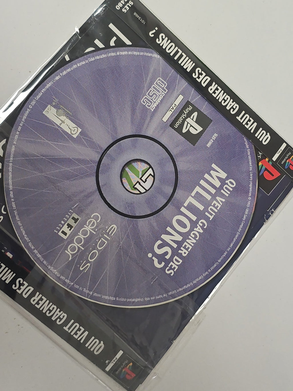 Jeu PS1 Qui Veut Gagner des Millions CD Seul pour Sony PlayStation Occasion