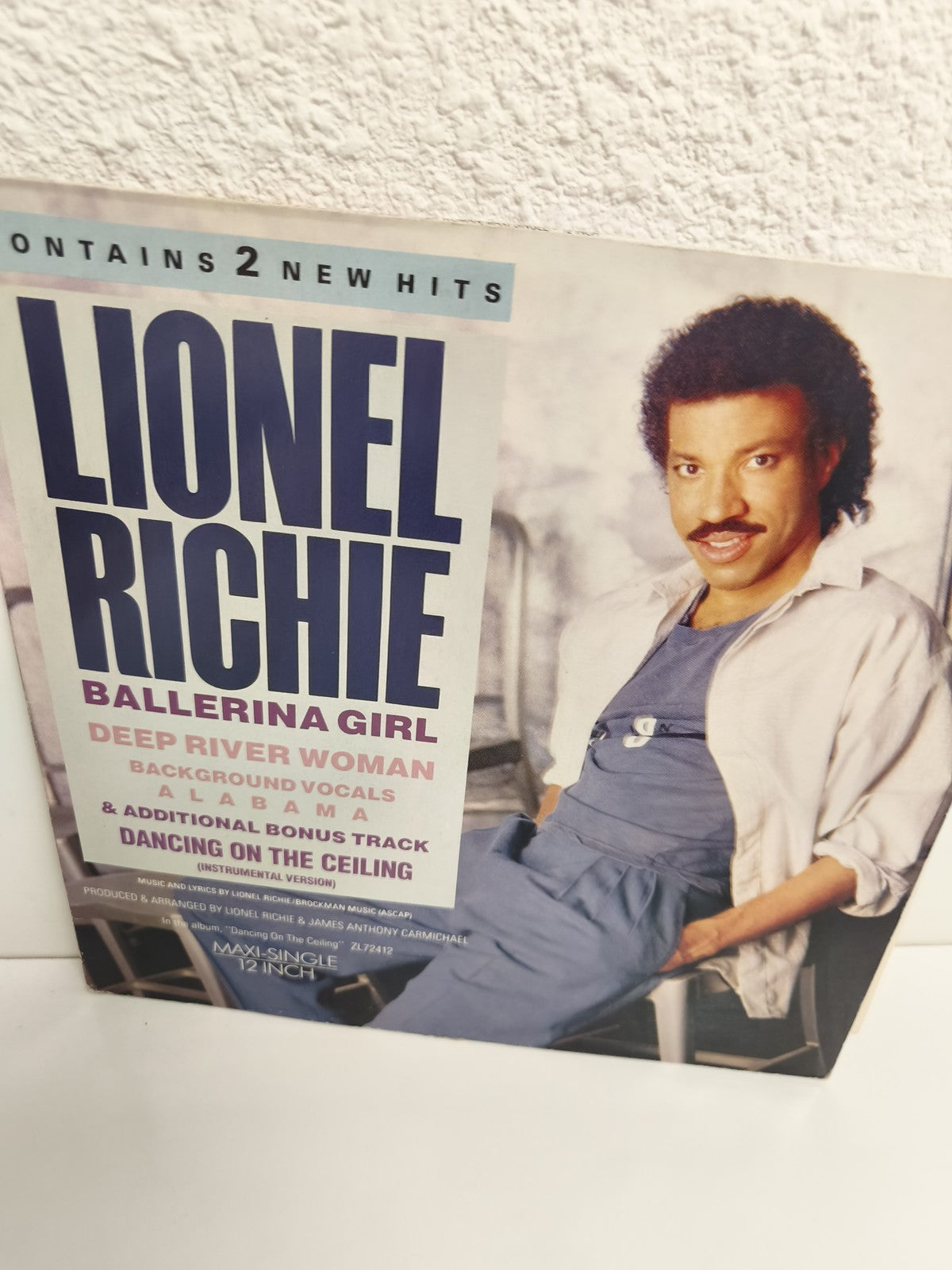 Vinyle 33 tours Lionel Richie Ballerina Girl maxi single pochette couleur