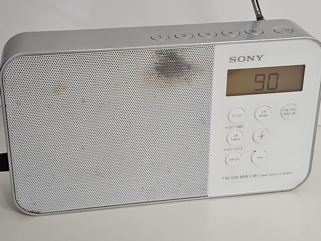 Radio portable Sony ICF-M780SL 4 bandes FM AM LW SW tuner numérique compact
