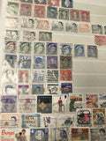 Lot de timbres oblitérés Canada multicolores, thématiques divers, support non in