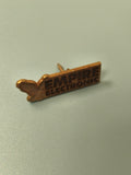 Vintage pin's Empire Electronic logo doré ancien badge collection rétro