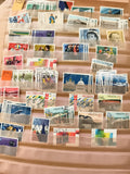 Timbres Helvetia Suisse oblitérés années 1990 philatélie Europa thématique
