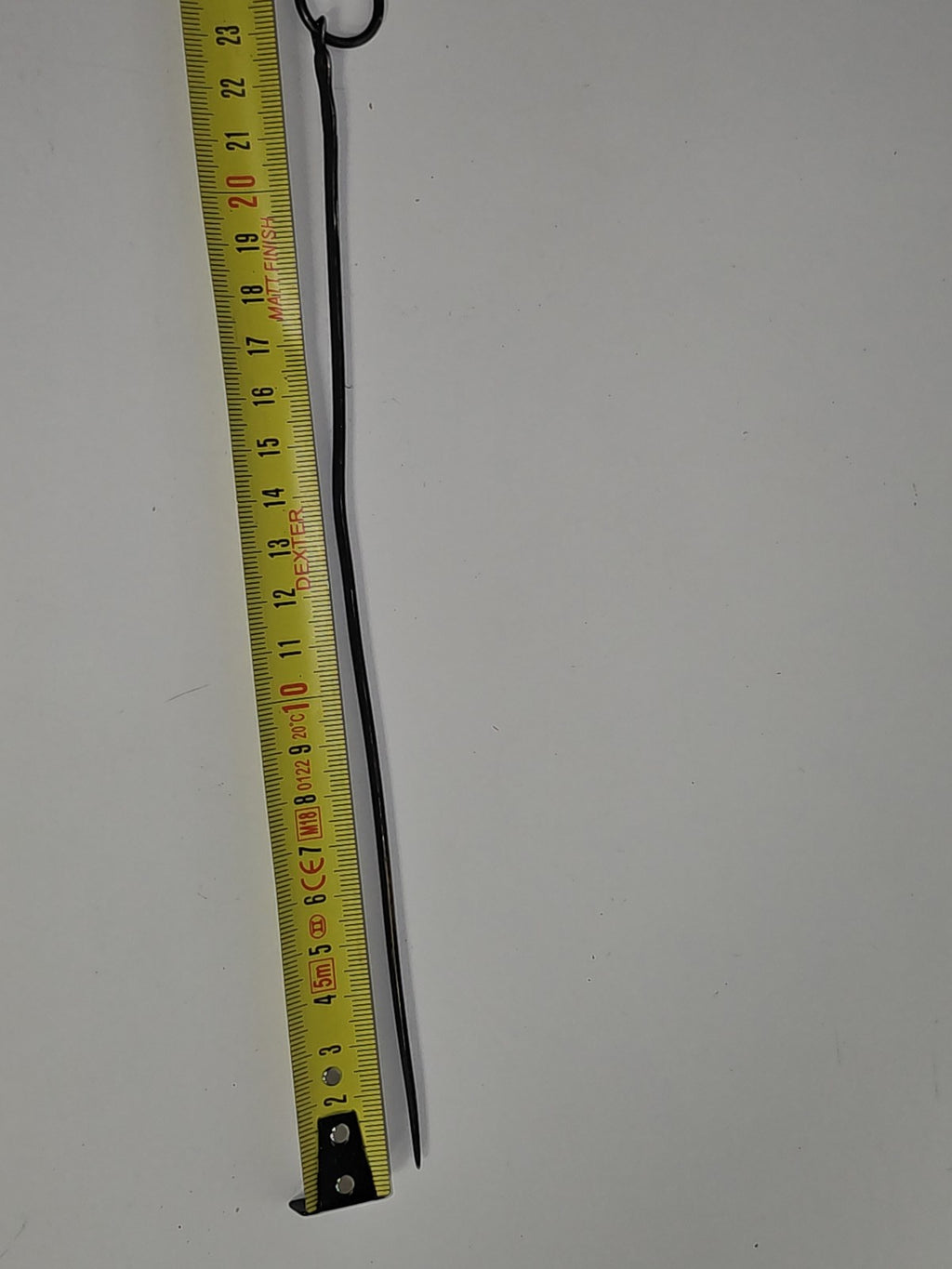 Vintage tige brochette ancienne en argent massif 11,3g collection cuisine rétro