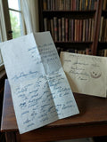 Lettre manuscrite militaire 1945 RAF WW2 + enveloppe ancienne vintage rétro
