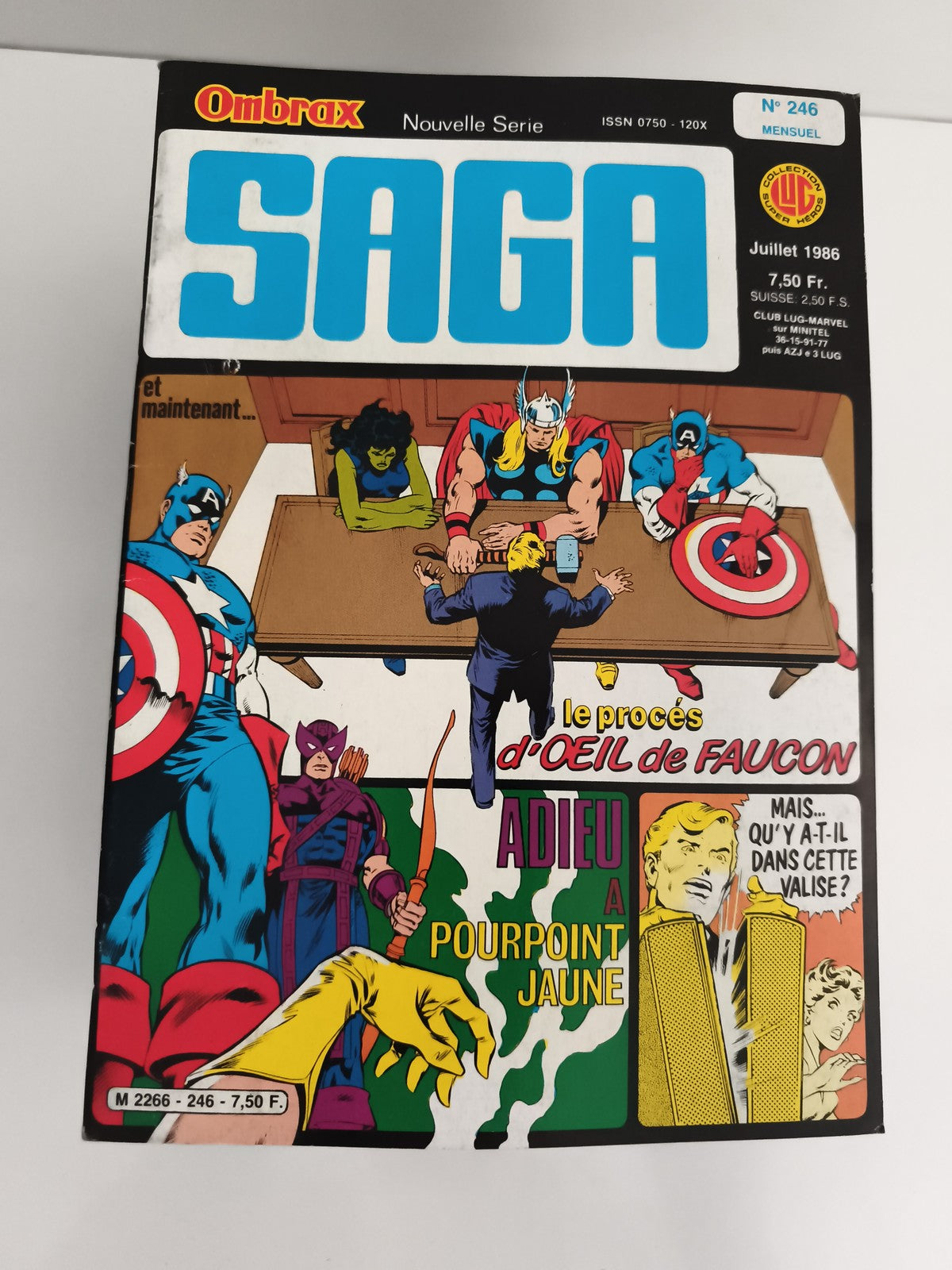 Comic Ombrax Saga n°246 juillet 1986 Marvel Lug très bon état vintage