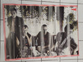 Affiche rétro 1982 The Clash Combat Rock FMLN Punk ancien Joe Mick Paul Topper