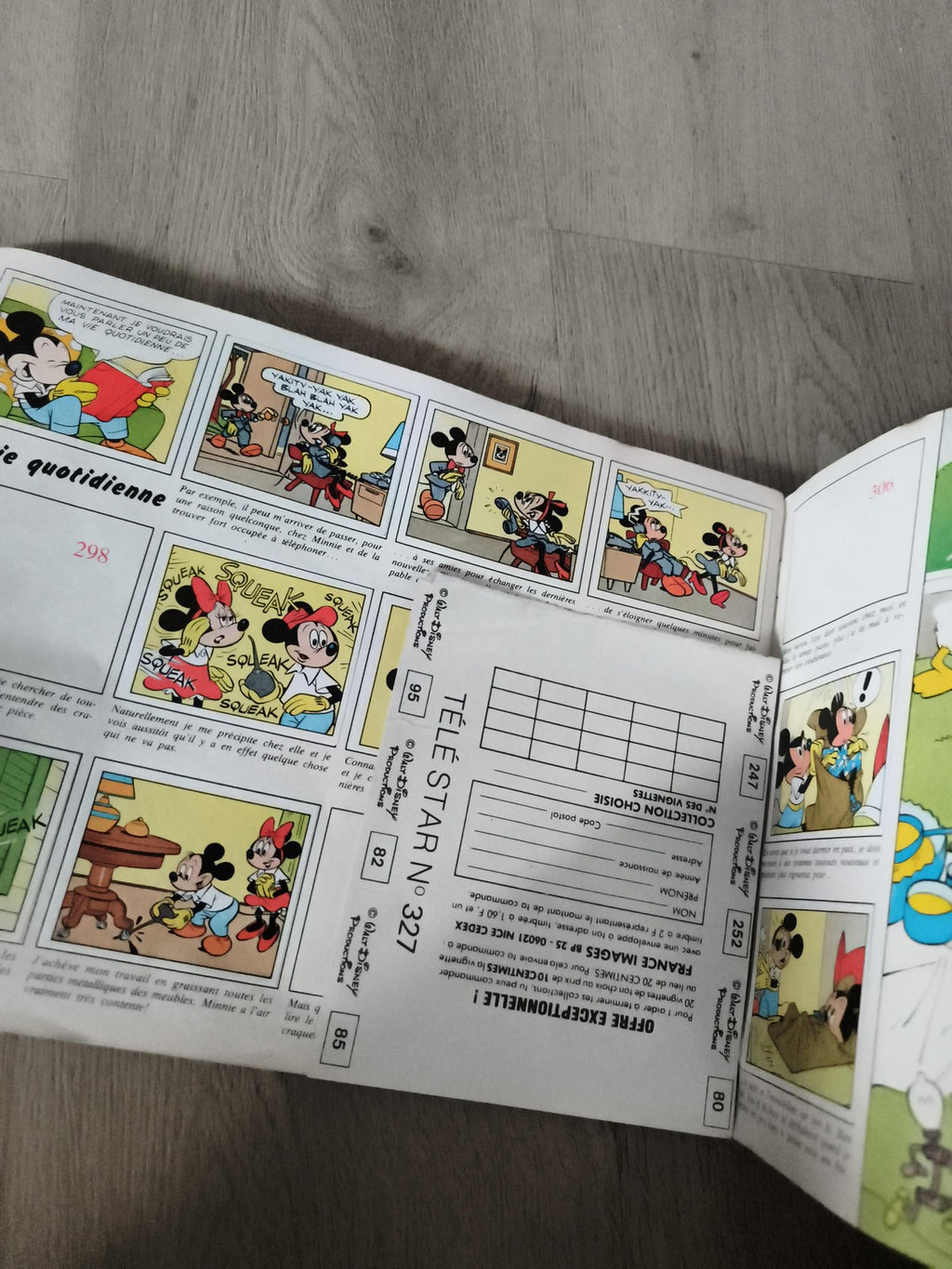 Album Panini Mickey Story ancien vintage Walt Disney figurine autocollant