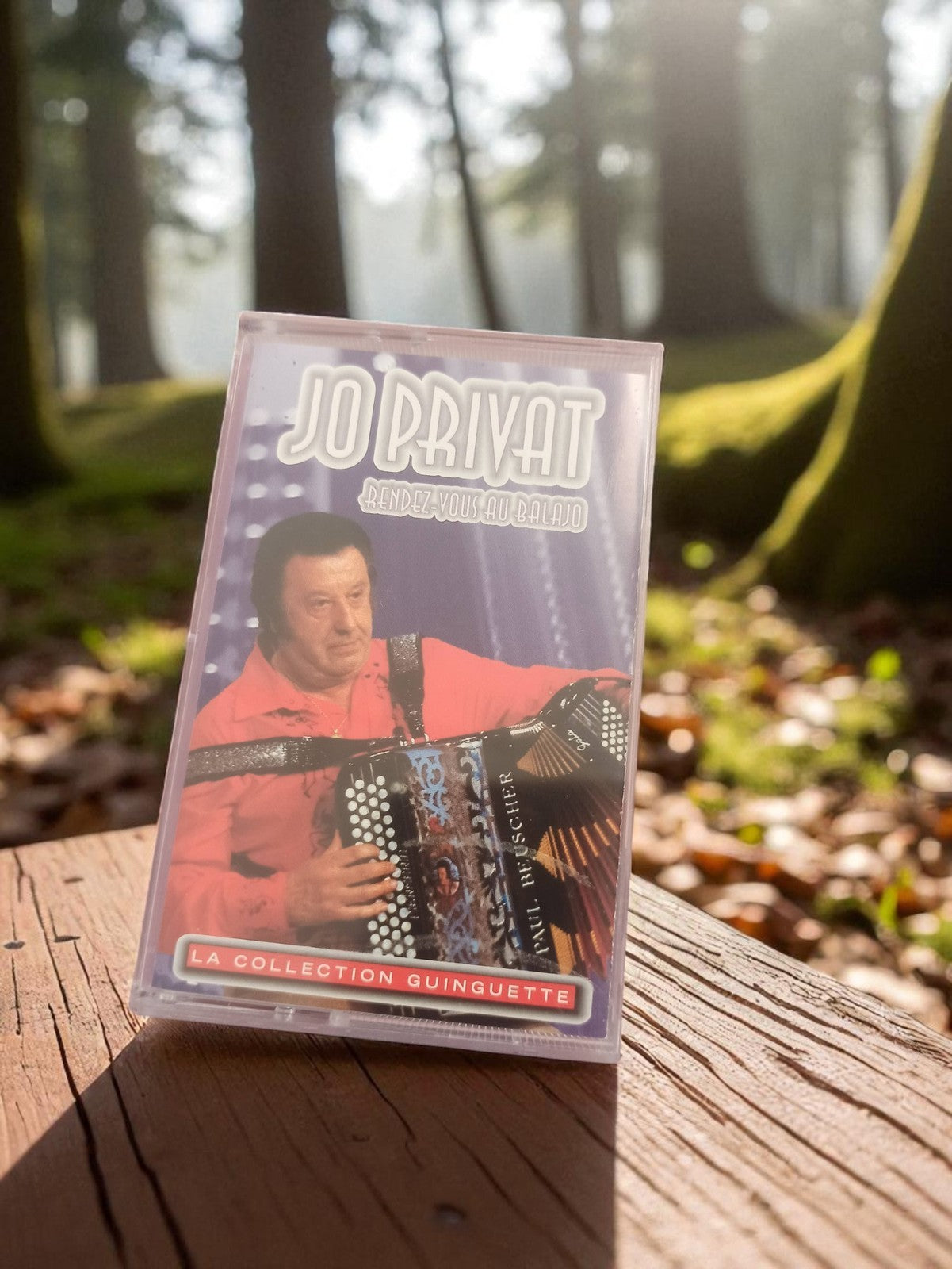 Cassette audio Jo Privat Rendez-vous au Balajo vintage guinguette K7 rétro