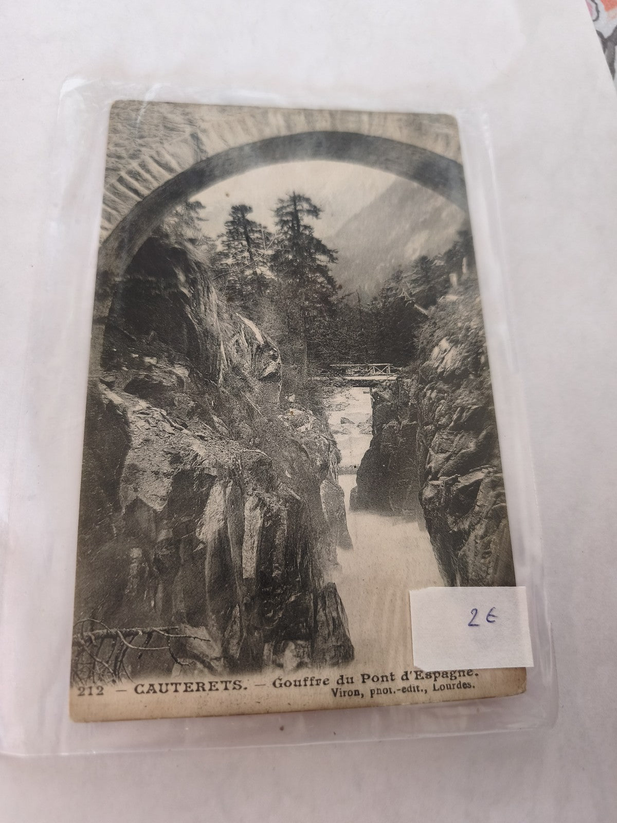 Carte postale ancienne vintage de Cauterets Pyrénées collection rétro France