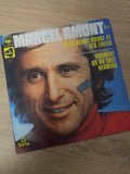 Disque vinyle 45 tours ancien Marcel Amont rétro, collection musique française