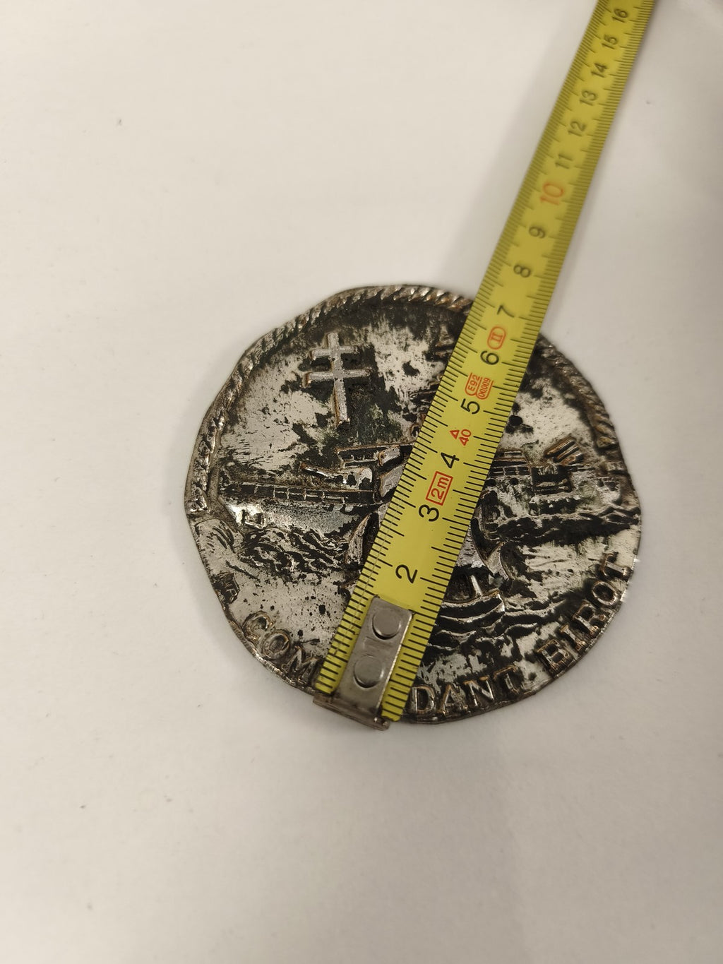 Médaille ancienne Commandant Eirot vintage collection militaire rare rétro