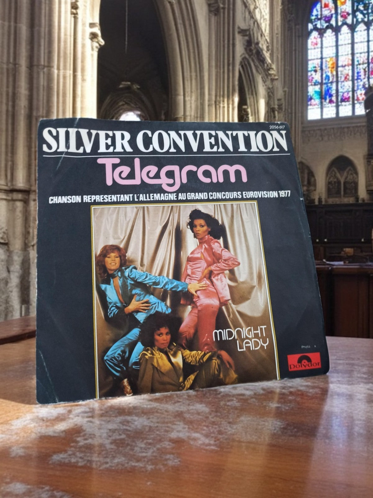 Vinyle 45 tours Silver Convention Telegram Polydor Eurovision 1977 vintage