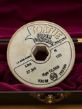 Bobine fil nylon Tortue Super Control vintage ancien pêche 100m France rétro