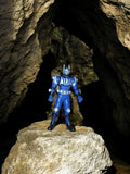 Figurine Bandai Kamen Rider Dragon Knight bleu rare vintage jouet articulé