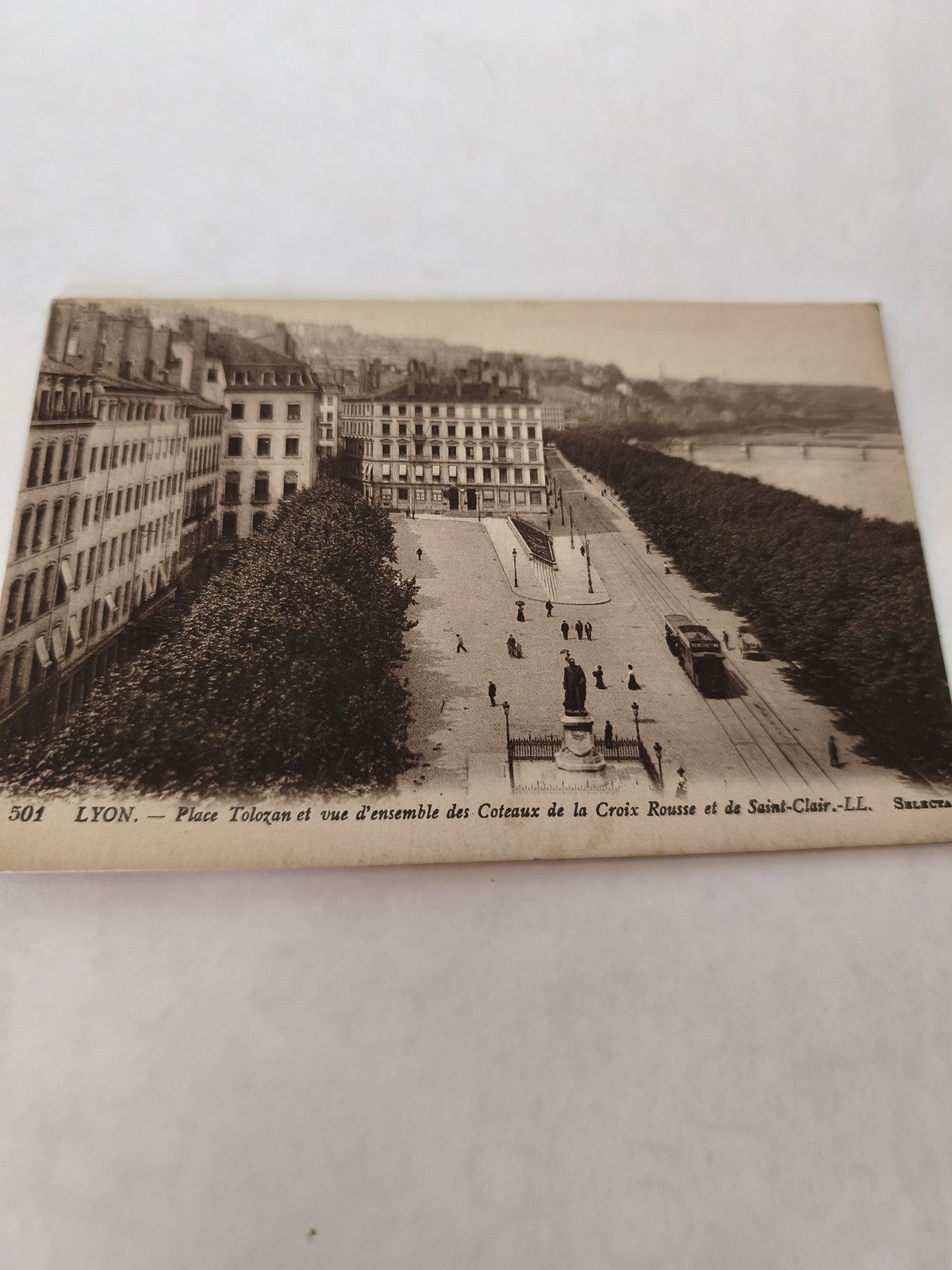 Carte postale vintage Lyon ancienne, rétro, collection, souvenir d?époque frança