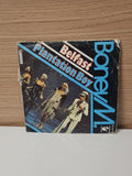 Vinyle 45 tours ancien Boney M rétro, disque vintage collection années 70-80