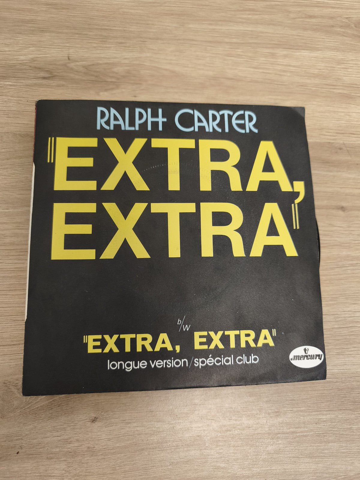 Vinyle 45 tours Ralph Carter "Extra, Extra" longue version spécial club Mercury