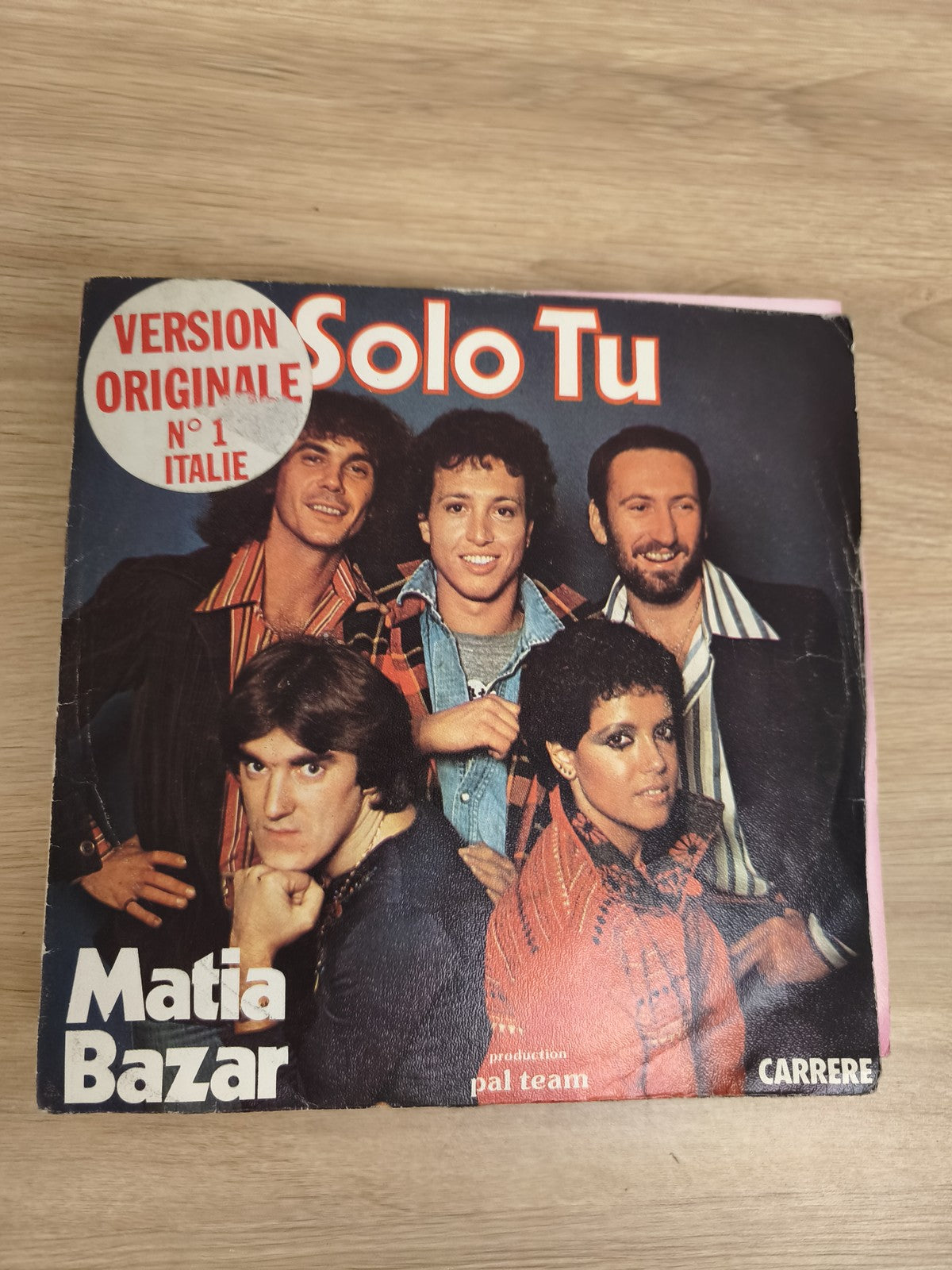 Vinyle 45 tours Matia Bazar Solo Tu version originale N°1 Italie Carrere