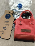 Mini pochette Cabaia corail mousqueton neuf mini pouch accessoire sac