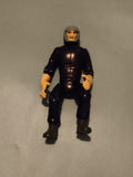 Figurine articulée DC Comics Batman méchant costume noir casque gris