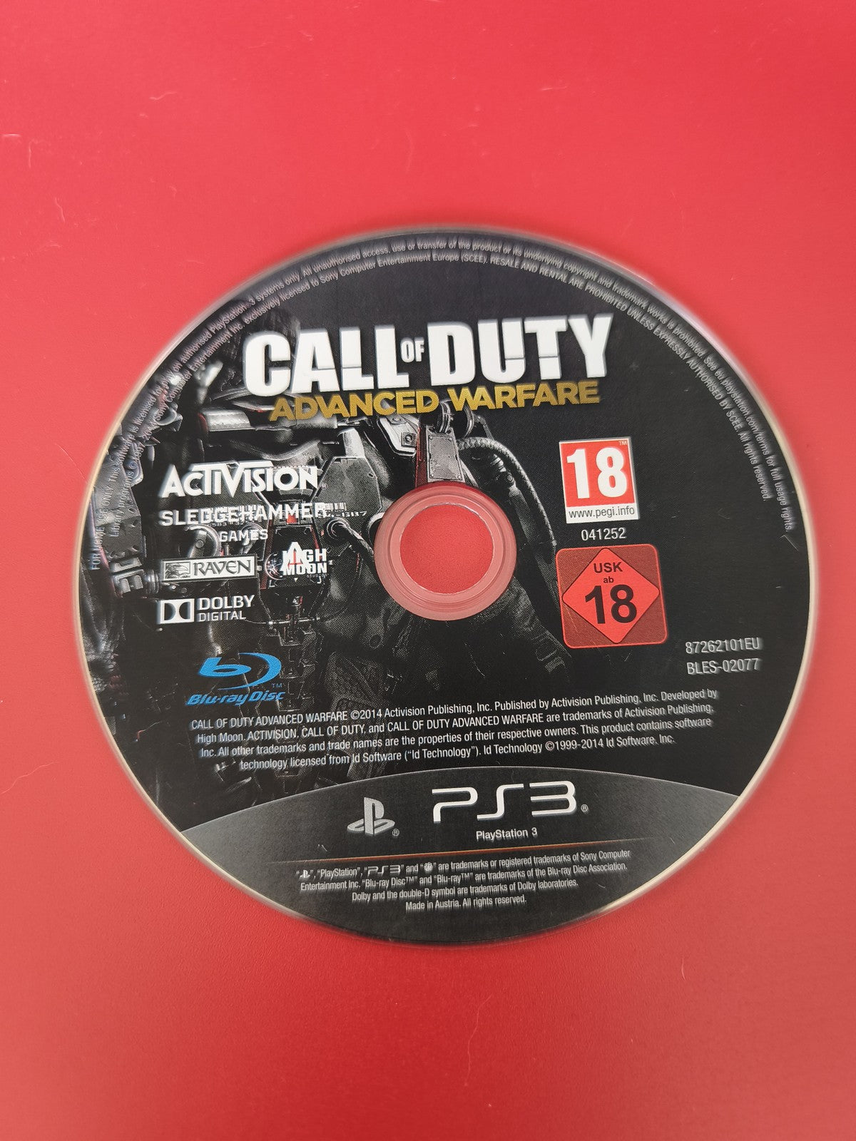 CD jeu PS3 Call of Duty original, disque seul pour console Playstation 3